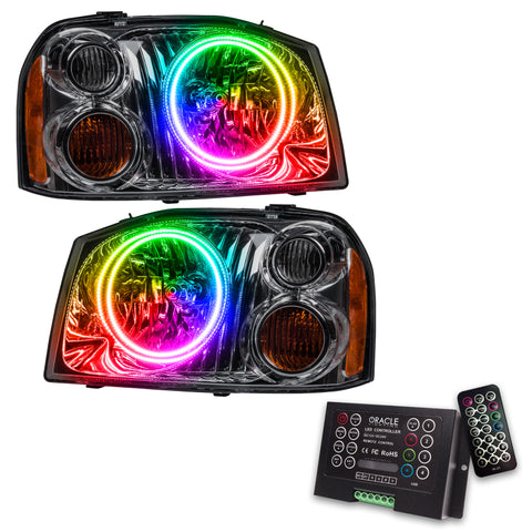 Oracle 01-04 Nissan Frontier SMD HL - Dual Halo - ColorSHIFT w/ 2.0 Controller - 7178-333