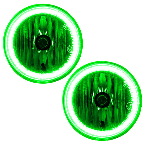 Oracle 05-10 Chrysler 300C Pre-assembled Halo Fog Lights - Green - 7015-004