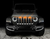Oracle Pre-Runner Style LED Grille Kit for Jeep Wrangler JL - Amber - 5870-005
