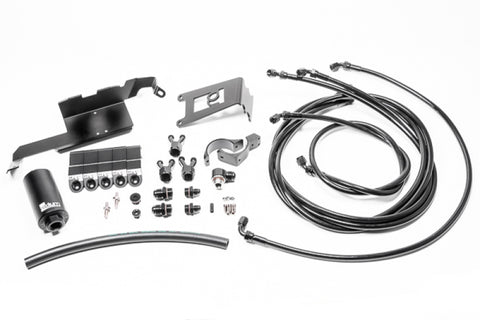 Radium Engineering Nissan R35 GT-R Fuel Hanger Feed Kit - Stainless - 20-0851-03