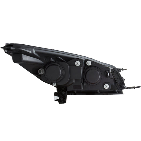 ANZO 2013-2015 Ford Escape Projector Headlights w/ U-Bar Chrome - 111325