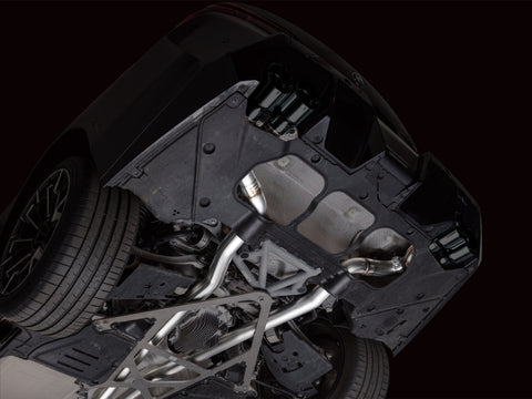 AWE Tuning BMW G90/G99 M5 Track Edition Cat-Back Exhaust - Diamond Black Tips - 3020-43790