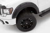 Lund 09-14 Ford F-150 (Ex Raptor) RX-Rivet Style Textured Elite Series Fender Flares - Black (4 Pc.) - RX312T