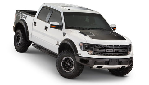 Bushwacker 10-14 Ford F-150 SVT Raptor Pocket Style Flares 4pc - Black - 20938-02
