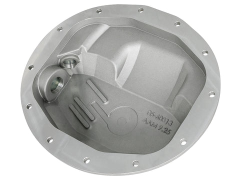 aFe Power Street Series Front Differential Cover Raw w/ Machined Fins 13-18 RAM V8 5.7/6.4L - 46-70400