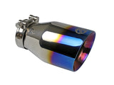 aFe MACH Force-Xp 13-16 Audi Allroad L4 SS Axle-Back Exhaust w/ Blue Flame Tips - 49-36437-L