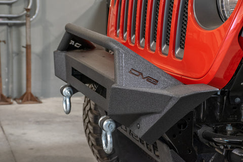 DV8 Offroad 2018+ Jeep Wrangler JL Front Bumper w/ Bull Bar - FBJL-01