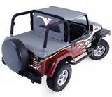 Rampage 1992-1995 Jeep Wrangler(YJ) Cab Soft Top And Tonneau Cover - Black Denim - 993015