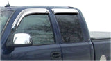 AVS 99-07 Chevy Silverado 1500 Ext. Cab Ventvisor Front & Rear Window Deflectors 4pc - Chrome - 684044