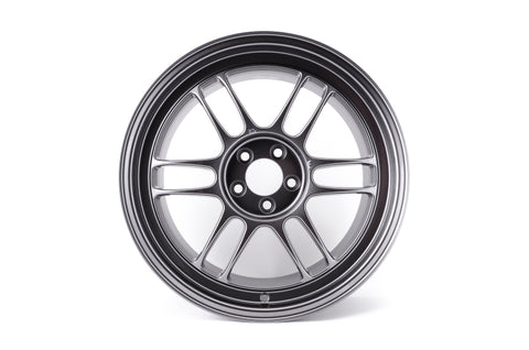 Enkei RPF1 17x9 5x100 35mm Offset 73mm Bore Dark Silver Wheel - 3797908035DS
