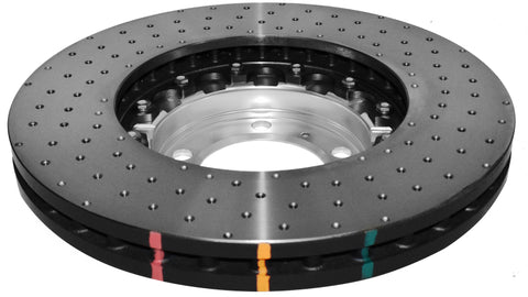 DBA 2008 Porsche Cayenne (368mm Front Rotor) Front 5000 Series Cross Drilled Rotor w/Silver Hat - 52592SLVXD