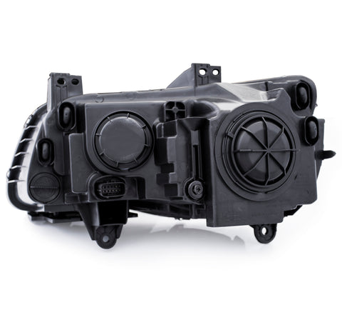 ANZO 2011-2014 Chrysler 300 Projector Headlights w/ Plank Style Design Black - 121495