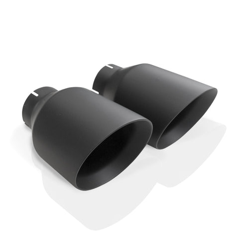 Stainless Works 2020 Ford GT500 Legend Catback X-Pipe Exhaust Factory Connect - Black Tips - GT500CBXFCLB