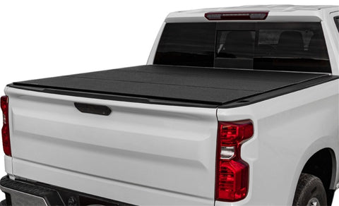 Access LOMAX Folding Hard Cover 19+ Chevy/GMC Full Size 1500 5ft 8in (w/ CarbonPro) Black Urethane - B3020109
