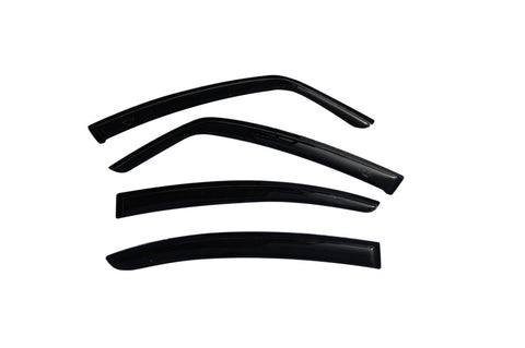 AVS 08-10 Suzuki SX4 Ventvisor Outside Mount Window Deflectors 4pc - Smoke - 94157