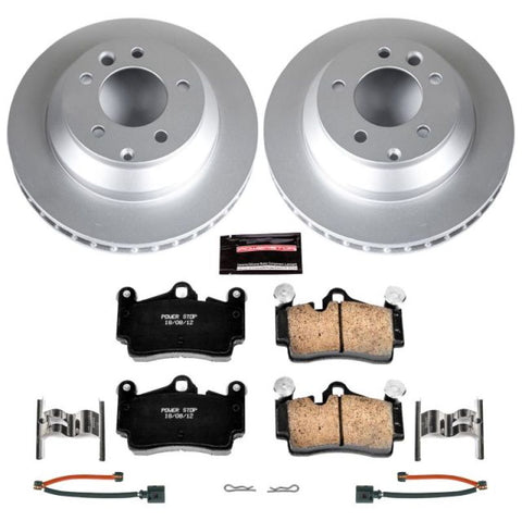 Power Stop 07-15 Audi Q7 Rear Z23 Evolution Sport Coated Brake Kit - CRK5312