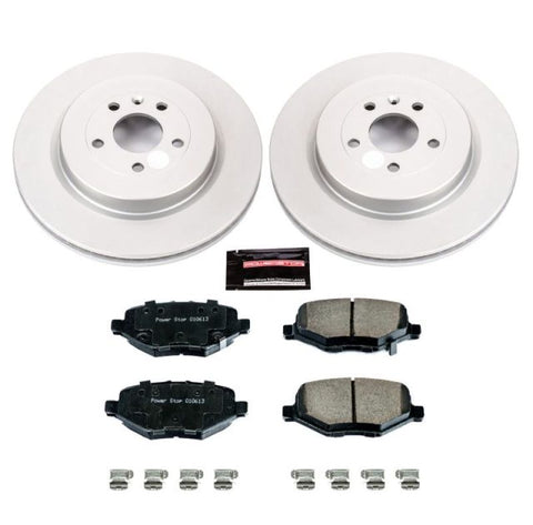 Power Stop 13-19 Ford Explorer Rear Z17 Evolution Geomet Coated Brake Kit - CRK6376