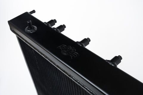 CSF 02-07 Subaru WRX/STI Radiator - Black Finish - 3076B