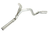 aFe MachForce XP Exhaust 4inch DP-Back All SS 2011-14 GM Diesel Trucks V8-6.6L LML Polished - 49-44043-P