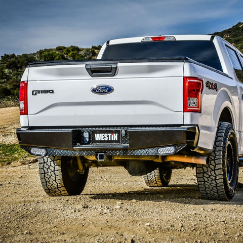 Westin 15-20 Ford F-150 HDX Bandit Rear Bumper - Black - 58-341105