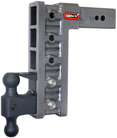 Gen-Y Mega Duty 3in Shank 12in Drop 3.5K TW 32K Hitch w/GH-0161 Dual-Ball/GH-0162 Pintle Lock - GH-1725