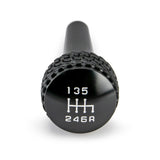 DV8 Offroad 2005-2010 Jeep TJ/JK 6-Speed Shift Knob Black Finish - D-JP-180012-BK