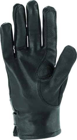 River Road Pecos Leather Mesh Gloves Black - Small - 094484