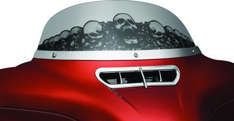 Kuryakyn Smooth Windshield Trim 14-Up Touring Chrome - 1387