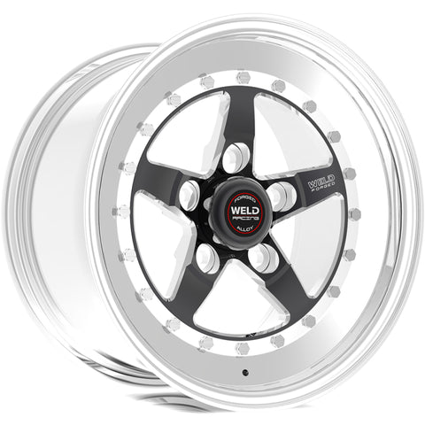 Weld Weldstar 15x10 / 5x4.75 BP / 5.5in. BS Black Wheel - Non-Beadlock - 791B-510280