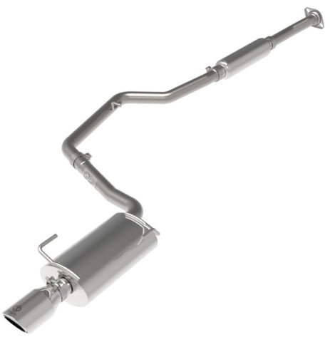 aFe POWER Takeda 12-16 Subaru Impreza 2.0L 2.5in 304SS CB Exhaust w/ Polished Tips - 49-36052-P
