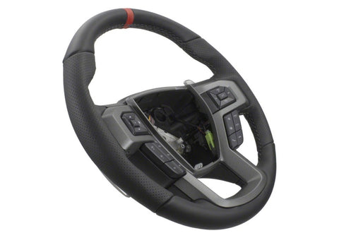 Ford Racing 15-18 F-150 Raptor Performance Steering Wheel Kit - Red Sightline - M-3600-F15RRD