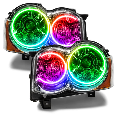 Oracle Jeep Grand Cherokee 08-10 Halo Kit - ColorSHIFT w/ 2.0 Controller - 1298-333