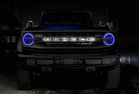 Oracle 2021 Ford Bronco DRL Upgrade w/ Halo Kit - ColorSHIFT w/ 2.0 Controller - 1468-333