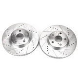 Power Stop 09-10 Pontiac Vibe Front Evolution Drilled & Slotted Rotors - Pair - JBR1311XPR