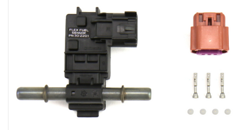 AEM Ethanol Content Flex Fuel Sensor w/ -6AN fittings Kit - 30-2201