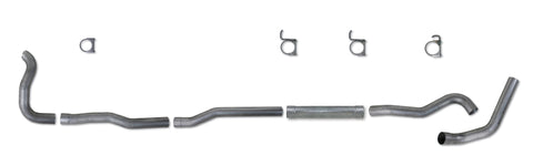 Diamond Eye KIT 4in TB MFLR RPLCMENT PIPE SGL AL: 89-93 DODGE CUMMINS 5.9L - K4211A-RP