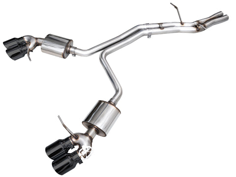 AWE Tuning 2022+ Porsche Macan 2.9TT Touring Edition Cat-Back Exhaust w/ Diamond Black Tips - 3015-43952