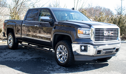 Fishbone Offroad 07-18 Chevrolet Silverado 1500/2500/3500 Crew Cab Oval Side Steps - Black Textured - FB21381