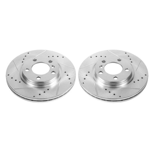 Power Stop 11-16 Mini Cooper Countryman Front Evolution Drilled & Slotted Rotors - Pair - EBR1413XPR