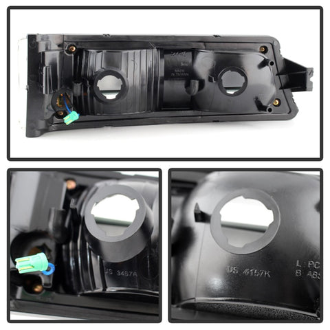 xTune Chevy Silverado 03-06 / Avalanche 02-06 LED Bumper Lights Chrome CBL-JH-CS03-LED-C - 9027499