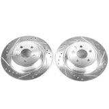 Power Stop 15-19 Ford Edge Rear Evolution Drilled & Slotted Rotors - Pair - AR85174XPR