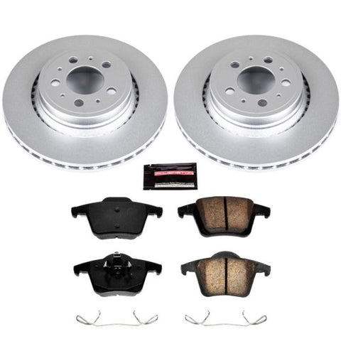 Power Stop 03-14 Volvo XC90 Rear Z23 Evolution Sport Coated Brake Kit - CRK3039