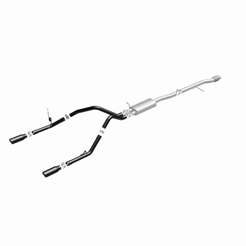 MagnaFlow SYS Cat-Back 4in Black Dual Split Rear Tips 14-15 Chevy Silverado/GMC Sierra 4.3L-5.3L - 15361