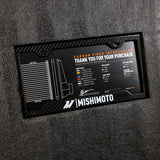 Mishimoto Universal Carbon Fiber Intercooler - Matte Tanks - 450mm Gold Core - S-Flow - C V-Band - MMINT-UCF-M4G-S-C