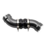 Wehrli 06-10 Chevrolet 6.6L LBZ/LMM Duramax Passenger Side 3.5in Intercooler Pipe - Semi-Gloss Black - WCF100367-SGB