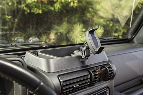 Rugged Ridge Dash Multi-Mount W/Phone Holder 97-06 Jeep Wrangler - 13551.19