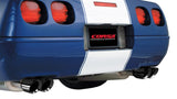 Corsa Sport Cat-Back Exhaust w/ Twin 3.5in Black Tips 96-96 Chevrolet Corvette C4 5.7L V8 LT4 - 14118BLK