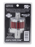 K&N Steel Base Crankcase Vent Filter 0.5in Vent OD x 2in OD x 1.5in Height - 62-1100
