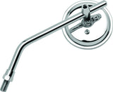 BikeMaster 3in Adjustable Round Mirror 10mm - Each - Chrome - 600802
