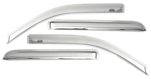 AVS 18-22 Chevrolet Equinox Ventvisor Window Deflectors 4pc - Chrome - 684634